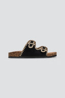 Σανδάλια suede με τοκάδες ERYNN - Μαύρο - thefashionproject.gr - ERYNN