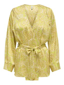 Σατέν κιμονό με λαχούρια ONLY 15343038 - Lime - thefashionproject.gr - ONLY - 23726110003