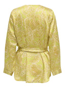 Σατέν κιμονό με λαχούρια ONLY 15343038 - Lime - thefashionproject.gr - ONLY - 23726110003
