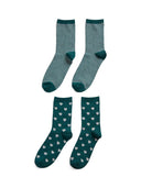 Σετ 2 pack κάλτσες PIECES 17148832 - Κυπαρισσί - thefashionproject.gr - PIECES