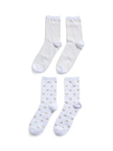 Σετ 2 pack κάλτσες PIECES 17148832 - Λευκό - thefashionproject.gr - PIECES