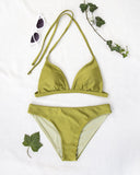 Σετ basic bikini με τρίγωνο top
