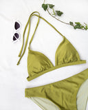 Σετ basic bikini με τρίγωνο top