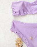 Σετ basic corset μπικίνι - Λιλά - thefashionproject.gr - The Fashion Project