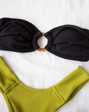 Σετ bikini με σούρες και κρίκο