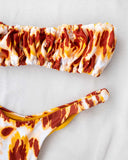 Σετ bikini με σούρες στο τοπ
