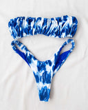 Σετ bikini με σούρες στο τοπ
