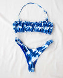 Σετ bikini με σούρες στο τοπ