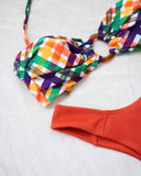 Σετ bikini με σούρες και κρίκο - Multi - thefashionproject.gr - The Fashion Project