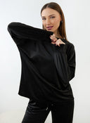 Σετ φόρμες βελουτέ - Μαύρο - thefashionproject.gr - New Collection