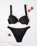 Σετ lurex bikini με κρίκους