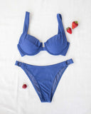 Σετ lurex bikini με κρίκους