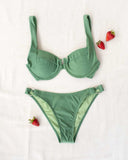 Σετ lurex bikini με κρίκους