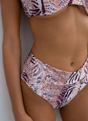 Σετ μπικίνι corset με animnal print