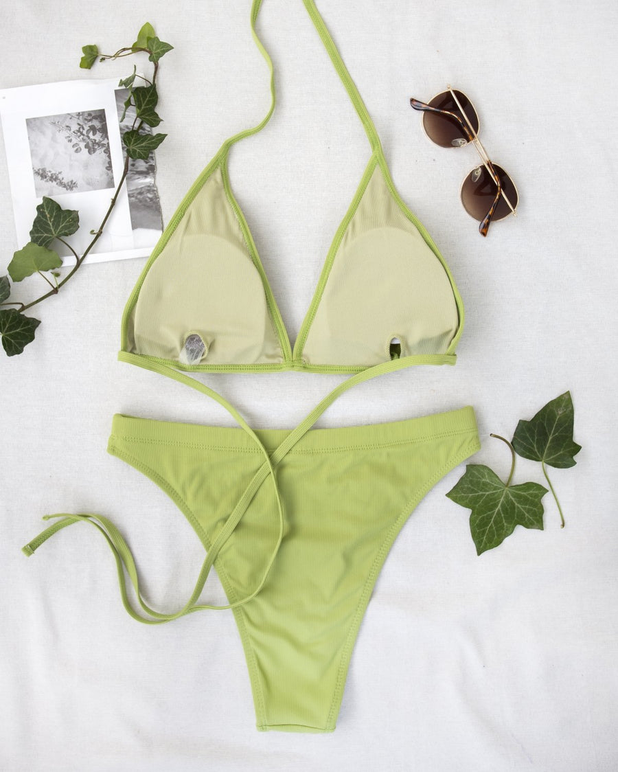 Σετ ψηλόμεσο ριπ bikini