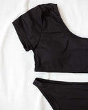 Σετ ριπ bikini με ένα μανίκι