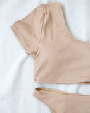 Σετ ριπ bikini με ένα μανίκι