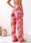 Σετ three pieces μπικίνι με παντελόνι - Μωβ ανοιχτό - thefashionproject.gr - Modern ocean
