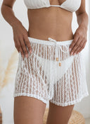 Σετ three pieces μπικίνι με σορτσάκι - Λευκό - thefashionproject.gr - Modern ocean