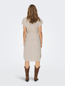Shirt dress με δετό ζωνάκι ONLY 15320260