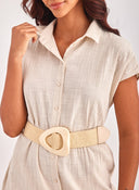 Shirt dress με δετό ζωνάκι ONLY 15320260