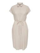 Shirt dress με δετό ζωνάκι ONLY 15320260