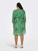 Shirt dress με σχέδιο φύλλα plus size Carmakoma 15322842