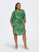 Shirt dress με σχέδιο φύλλα plus size Carmakoma 15322842