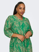 Shirt dress με σχέδιο φύλλα plus size Carmakoma 15322842