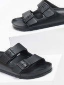 Slides με ανατομικό πάτο Plakton 760010 - Μαύρο - thefashionproject.gr - Plakton
