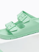 Slides με ανατομικό πάτο Plakton 760010 - Μέντα - thefashionproject.gr - Plakton