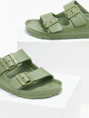 Slides με ανατομικό πάτο Plakton 760010 - Χακί - thefashionproject.gr - Plakton