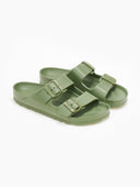 Slides με ανατομικό πάτο Plakton 760010 - Χακί - thefashionproject.gr - Plakton