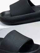 Slides με φαρδιά φάσα - Μαύρο - thefashionproject.gr - The Fashion Project