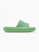 Slides με φαρδιά φάσα - Πράσινο - thefashionproject.gr - The Fashion Project