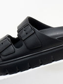 Slides με φάσες - Μαύρο - thefashionproject.gr - Jelly Vitamin