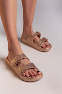 Slides με glitter ERYNN - Χαλκός - thefashionproject.gr - ERYNN - 23475013002