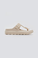 Slides με τοκά - Μπεζ - thefashionproject.gr - Jelly Vitamin