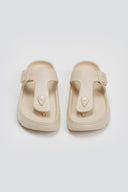 Slides με τοκά - Μπεζ - thefashionproject.gr - Jelly Vitamin