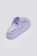 Slides με τοκάδες στο ίδιο χρώμα - Λιλά - thefashionproject.gr - Hellobland - 23933070002