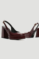 Γόβες Slingback λουστρίνι με ανοιχτή φτέρνα tfp