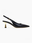 Slingback γόβες με pattern CORINA