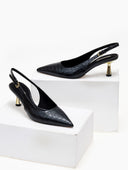 Slingback γόβες με pattern CORINA