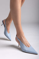 Slingback γόβες μυτερές CORINA