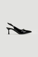 Γόβες slingback λουστρίνι με print TFP