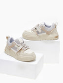 Sneakers chunky με φαρδιά κορδόνια