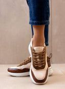 Sneakers chunky με κορδόνια Xti 143195 - Κάμελ - thefashionproject.gr - Xti Footwear