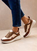 Sneakers chunky με κορδόνια Xti 143195 - Κάμελ - thefashionproject.gr - Xti Footwear