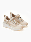 Sneakers chunky με κορδόνια Xti 143195 - Μπεζ - thefashionproject.gr - Xti Footwear