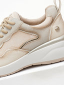 Sneakers chunky με κορδόνια Xti 143195 - Μπεζ - thefashionproject.gr - Xti Footwear